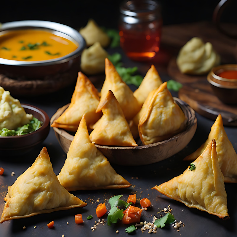 Cocktail Veg Samosa